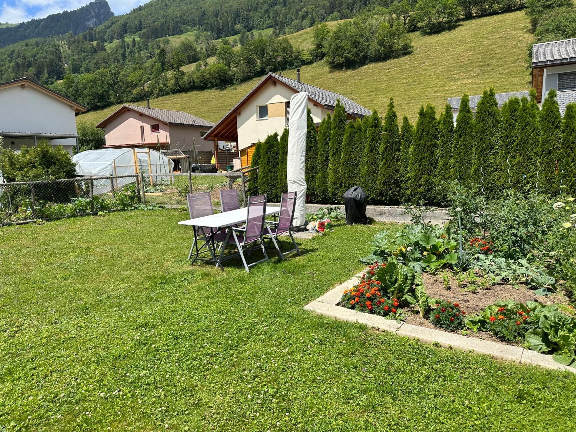 Gruyere Alpes Appartement 3 Chambres Bbq Parking Neirivue Zewnętrze zdjęcie